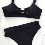 Boutique 🎉new 638 black ring cut out bikini top Photo 3