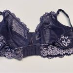 Wacoal 65191 Embrace Lace Bra Women’s Size 34D Unlined Underwire Purple Photo 7