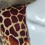 New V Cristina Dress Woman's Size Medium Leopard Print Faux Wrap Animal Print Brown Photo 4