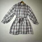 Baum und Pferdgarten LONG LANTERN SLEEVE AUBREE SHIRTDRESS WITH BELT SIZE M Blue Photo 2