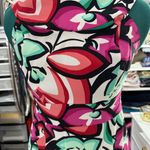 Sangria Sleeveless dress with vibrant floral! Photo 6