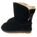 Style & Co . Women's Blue Ankle Booties Size 5 Faux Fur Lined Casual Photo 0