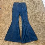 We The Free  Know Me Better Flare Jeans in Women's Size 27 Side Zip Flat Front Photo 1