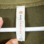 Anthropologie Daily Practice by  Meru Zip-Front Mini Dress Olive Size Large EUC Photo 6