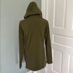 Gymshark Olive Green Hoodie Long Length Stretch Size Small Photo 3