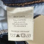 Altar'd State Altar’d State Dark Wash High Waisted Retro Denim Shorts Photo 4