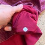 Lululemon Lulu Runderful 1/2 Zip Mini Check Pique Bordeaux Drama Heather Berry Rumble 6 Photo 8