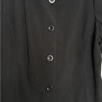 Chico's Blazer Black Jacket Casual XL Blazer Button Front Crew Neck Photo 7