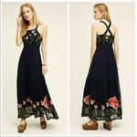 Anthropologie Floreat Tulipan Embroidered Floral Maxi Dress Photo 1