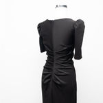 XScape  Ruffle Puff Sleeve Evening Gown Black Size 4 Photo 6