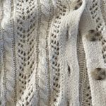 Jessica Simpson  Cream Cable-Knit Cardigan Sweater Photo 2