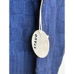 STAUD  Women's Size XL Navy Rockey Cold Shoulder Turtleneck Sweater NWT Photo 8