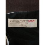 Boston Proper Sport Tank Top Womens Medium Black Gray Colorblock Racerback Gym Photo 4