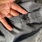 Kristen Blake Black Mock Neck Accent Buttons Zip Pockets Button Sleeves Preppy M Size M Photo 4