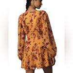Anthropologie Hutch x  - Long-Sleeve Deep-V Floral Romper Sz S Photo 1