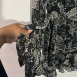 Bailey 44 Viola Floral Ruffle Chiffon Minidress Black Multi Size 6 Photo 2