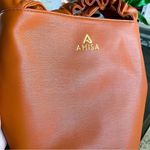 Ahisa Bag Bettye Bucket Vegan Medium French Cognac GUC Orange Photo 1