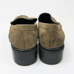 Predictions Vintage 90s  Brown Leather Heeled Loafers Photo 3