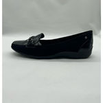 Karen Scott Shoes Womens 9M Black Croc Patent Leather Jazmin Loafers Flat NEW Photo 3
