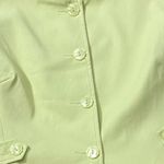 Y2K Nicole by Nicole Miller Denim Blazer‎ Green Size 16 Photo 8