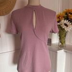 Belle Sky Belle & Sky Pink Short Sleeve Shirt/ Blouse Photo 1