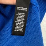 Saks 5th Avenue Saks Fifth Avenue Womens XS TP Blue Crew Neck Long Sleeve 100% Cashmere Sweater Photo 4