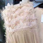 Madison Marcus  Nude Silk Mini Dress S Photo 3