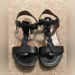 Ecco Women’s  Bouillion KNOT T-Strap Dress Sandals Black Size EU 38 US 7.5 Photo 1