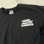 Gildan Pray Mama Pullover Crewneck Sweatshirt Grow Positive Thoughts Women's XL Photo 1