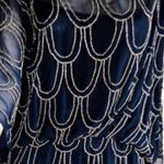 Cache Stunning Art Deco style beaded slip dress NWT Photo 11