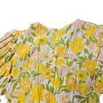 Faithfull the Brand Faithful the Brand Jean Marie Jolene Yellow Floral Midi Dress Photo 2