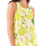 Diane Von Furstenberg  • Cheryl tank green floral silk sleeveless top Garden Lime Photo 0