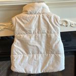 Cozy Reversible Puffer Vest Sleeveless Jacket Womens XL Beige Tan Trendy New Photo 4