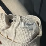 Madewell Knit Cream  Button Back Sweater Photo 8