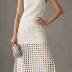 Anthropologie  Eyelet Midi Dress Photo 0