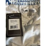 MB Design Mini Skirt Lined Size L Marathon Elastic/Tie Blue/White Aztec NWT Blue Size L Photo 4