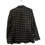 1. State  Black & White‎ Windowpane Check Plaid Blazer Size 6 Photo 3