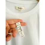 Madewell | NWT | Side-Cinch Muscle Tee in Eyelet White | Sz S Photo 5