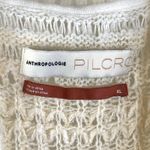 Anthropologie  Pilcro Scarlette Pointelle Crop Cardigan Cream Softie Dollette Photo 2