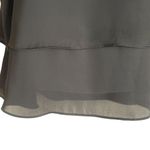 ZARA EUC  Flowy Layered top with Jewel Collar in Black - Size Large Photo 8