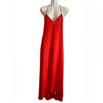 L'Academie  Vibrant Orange Maxi Dress Photo 2