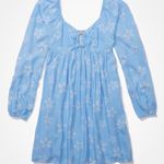 American Eagle ✨ Women's Blue Floral Sz Medium Dress✨ Photo 4
