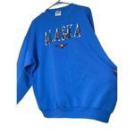 Tultex Vintage 90s Alaska Crewneck blue Sweatshirt Size XL Photo 4