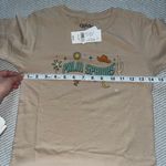 PacSun Golden Hour Tan Graphic Palm Springs Baby Tee Shirt Photo 3