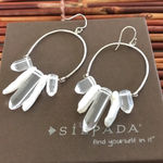 Silpada  Sterling Silver Freshwater Pearl Large Drop Earrings Photo 0