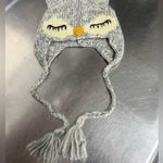 Charming Charlie  Gray Owl Beanie - One Size - EUC Photo 0