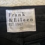Frank & Eileen Monaghan High Waist Raw Hem Crop Jeans Black Size 27 NWOT Photo 8
