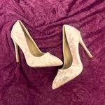 Liliana  10 soft pink velvet 6” Point stiletto heels Photo 0
