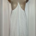 Lush Clothing LUSH Women’s White Floral Embroidered Spaghetti Strap Tank Flowy Feminine Dress Photo 7