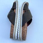 Adrienne Vittadini  Women's Cork Cross Double  Strap  Pommery Sandals Sz 8.5 Photo 6